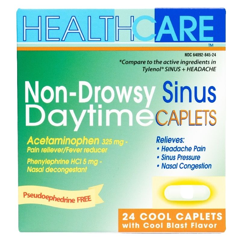 Non-Drowsy Sinus Caplets