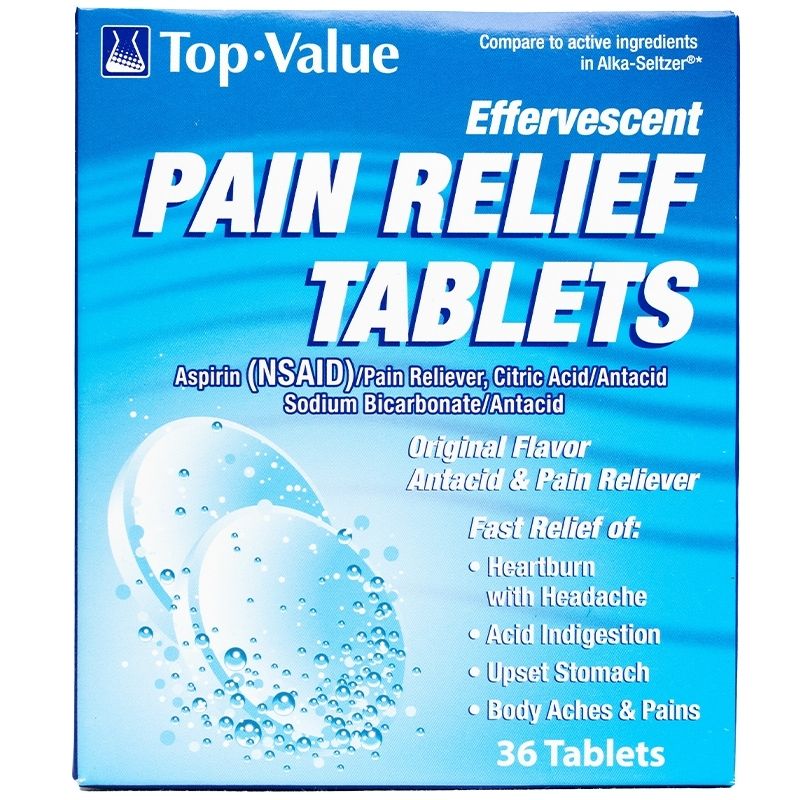 Effervescent Pain Relief Tablets