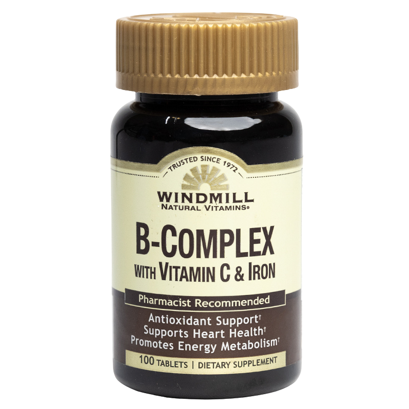 
                  
                    B-Complex Vitamin C & Iron
                  
                