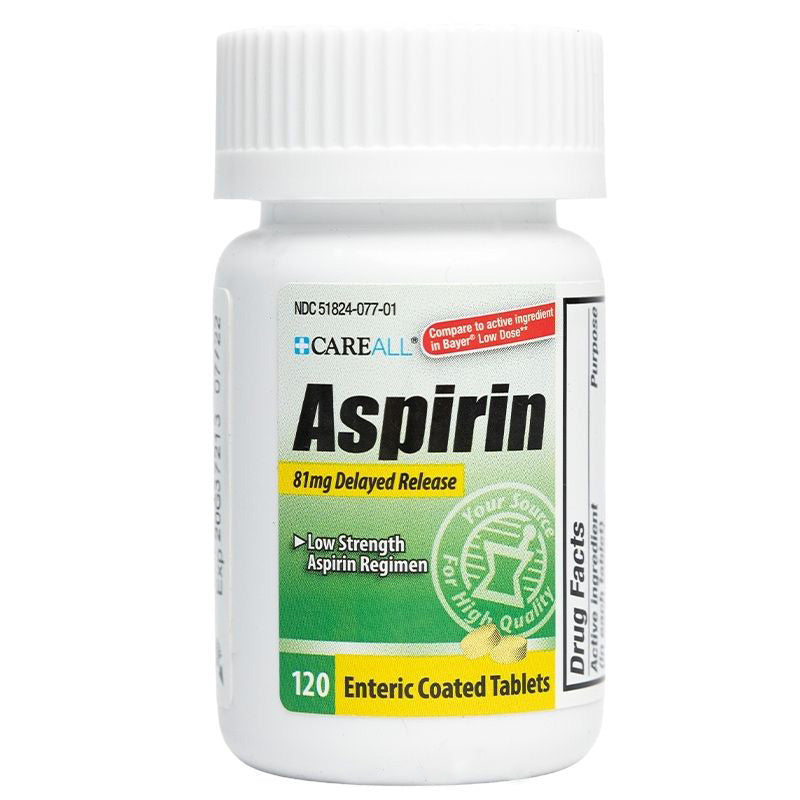 
                  
                    Aspirin 81mg Tablets
                  
                
