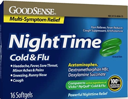 
                  
                    Night Time Cold & Flu Softgels 16 ct
                  
                